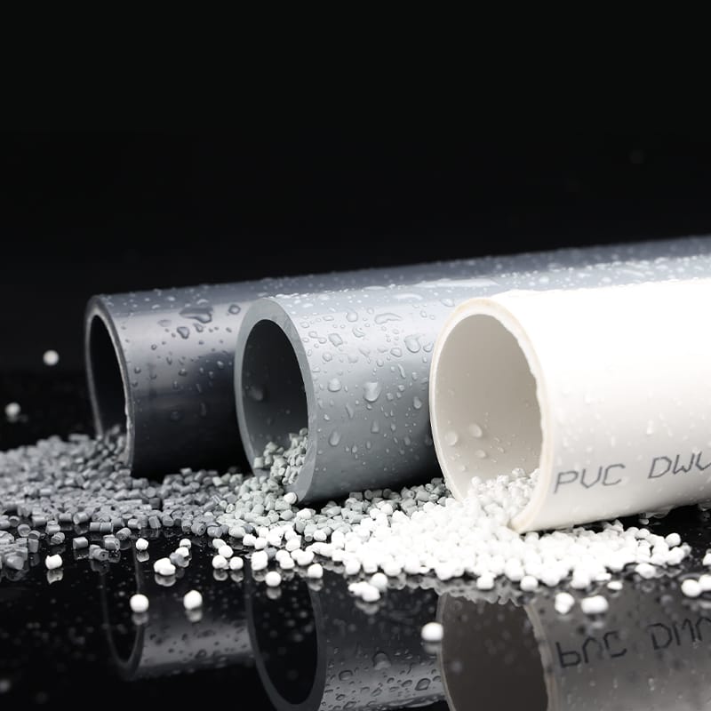 RUISONG DIN Standard UPVC Water Supply Pipes Lead-Free Potable Water PVC-U