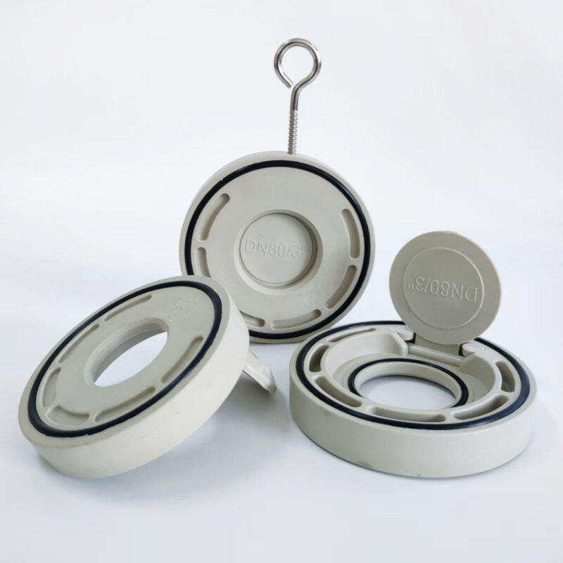 industry pvc upvc cpvc pph pvdf plastic disc wafer type flap check valve