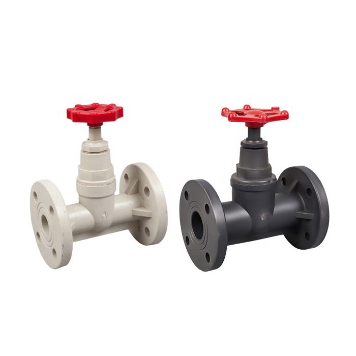 plastic pvc cpvc upvc pph pvdf frpp flange globe valve