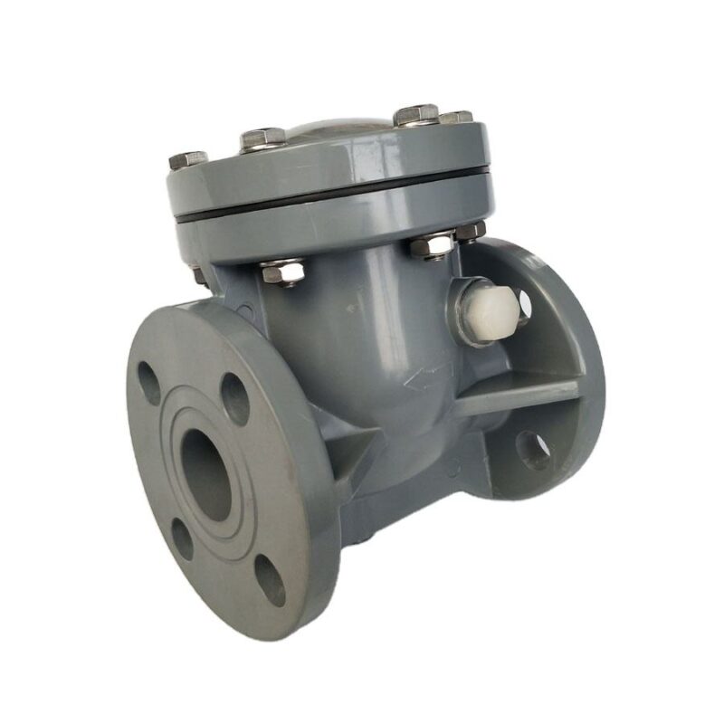 upvc, cpvc, pph, pvdf, frpp plastic swing check valve plastic