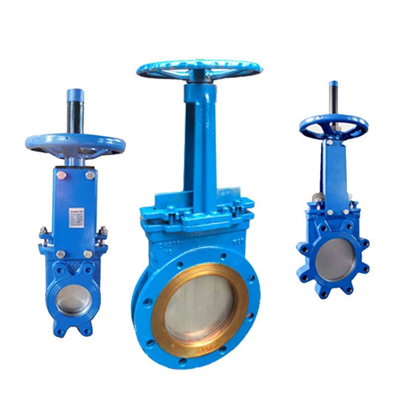 dn300 manual standard food grade stainless steel knife gate valve epoxy coated pn10/16/25 125/150 high temperature