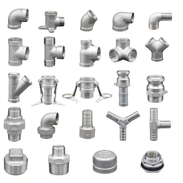 premium stainless steel pipe fittings (ss 304/316) | industrial threaded & camlock solutions